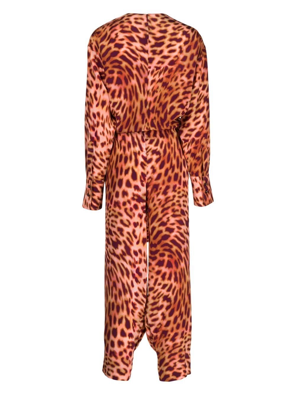 Stella McCartney Jumpsuit met dierenprint - Bruin