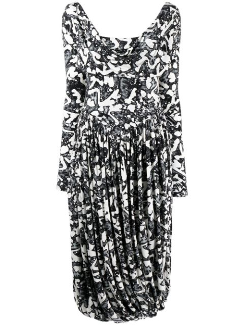 Stella McCartney graphic-print jersey dress Women