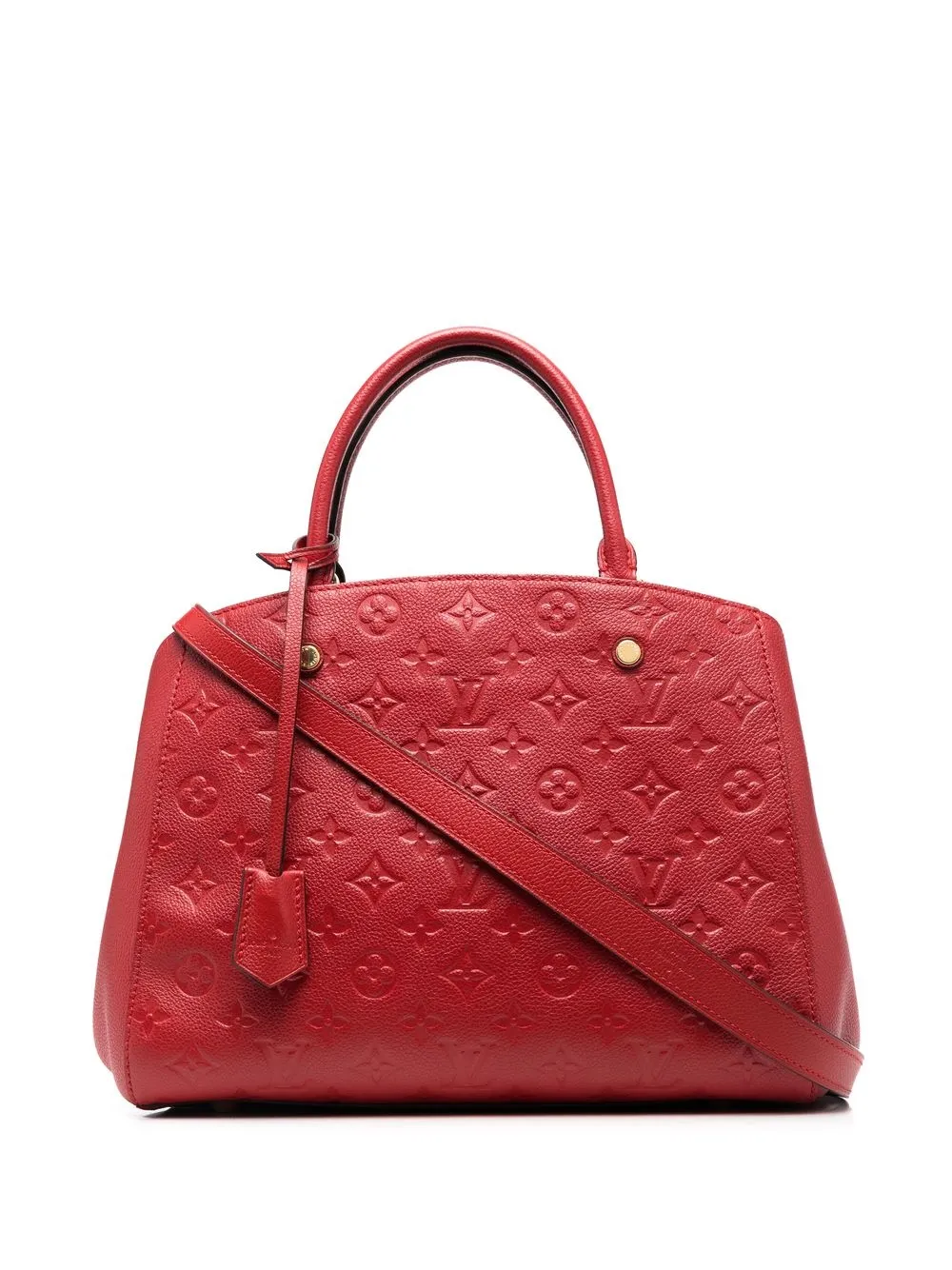

Louis Vuitton bolsa Montaigne MM two way Empreinte con monograma en relieve pre-owned - Rojo