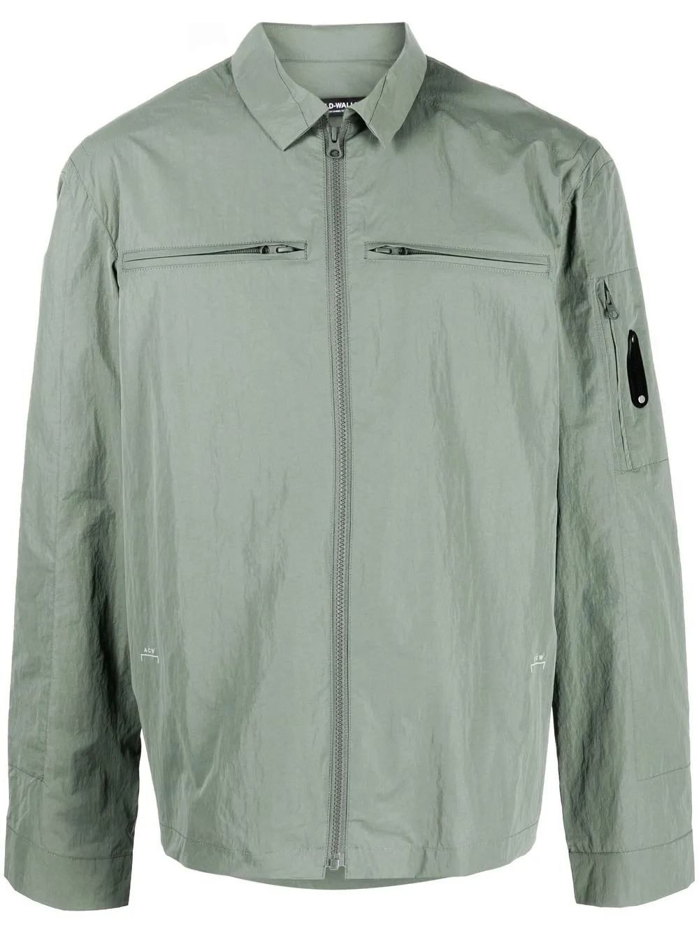 A-COLD-WALL* zipped fitted jacket - Green