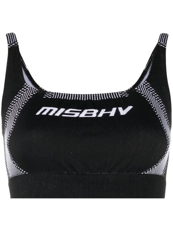 MISBHV ロゴ クロップドトップ | ブラック | FARFETCH JP