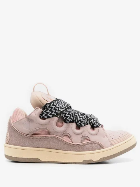 Lanvin Tênis cano baixo com cadarço