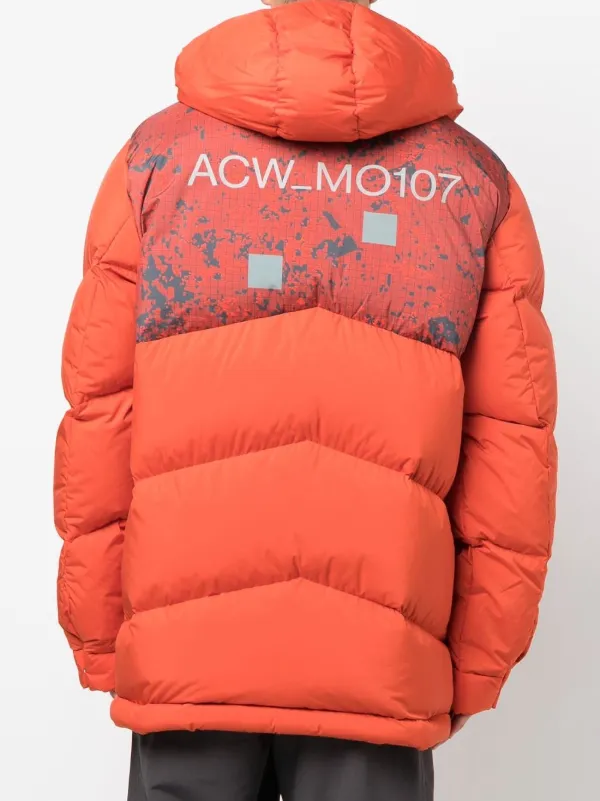 A-COLD-WALL* フーデッド パデッドジャケット | オレンジ | FARFETCH JP