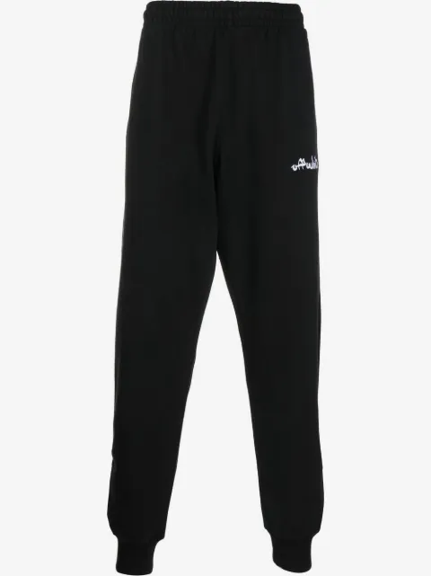 Off-White logo-embroidered track pants