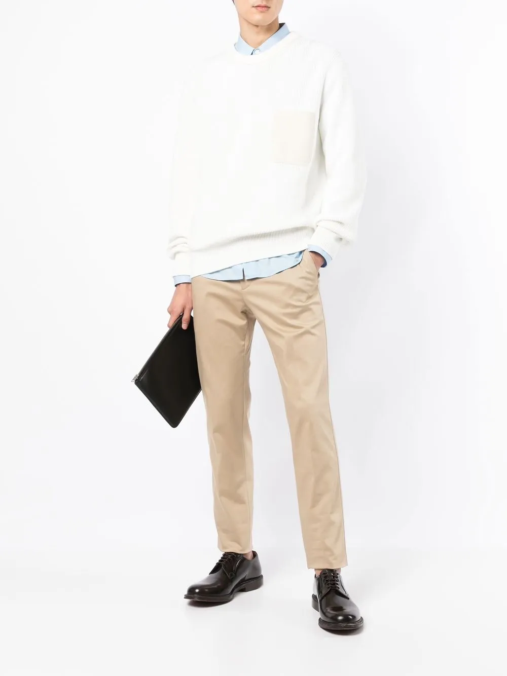 PT Torino Straight chino - Bruin