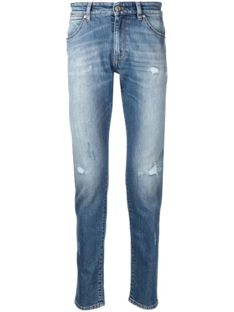 PT Torino distressed slim-cut jeans