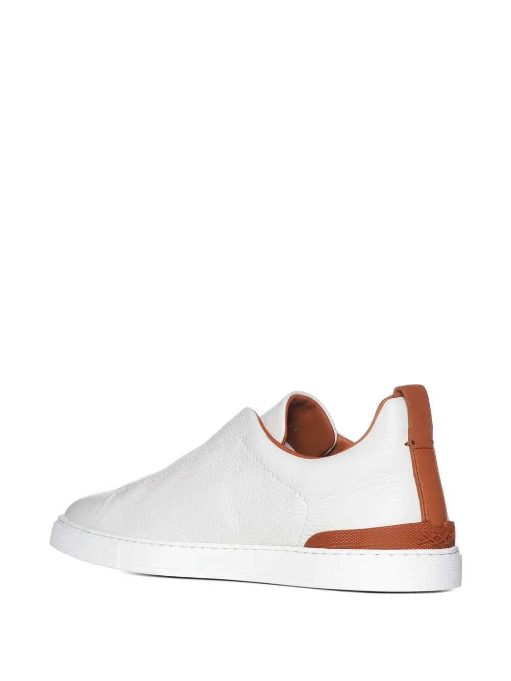 Zegna Triple Stitch low-top sneakers Beige