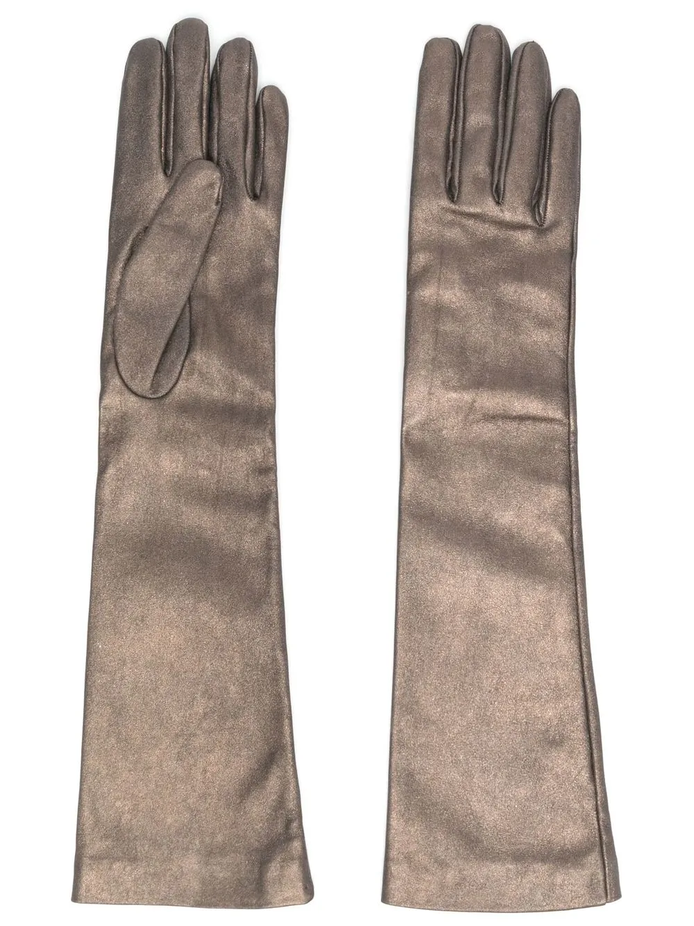 

Brunello Cucinelli guantes largos slim - Verde