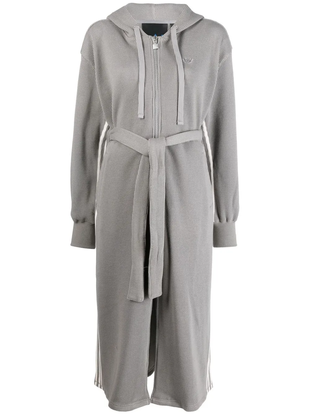 

adidas chamarra con logo bordado - Gris