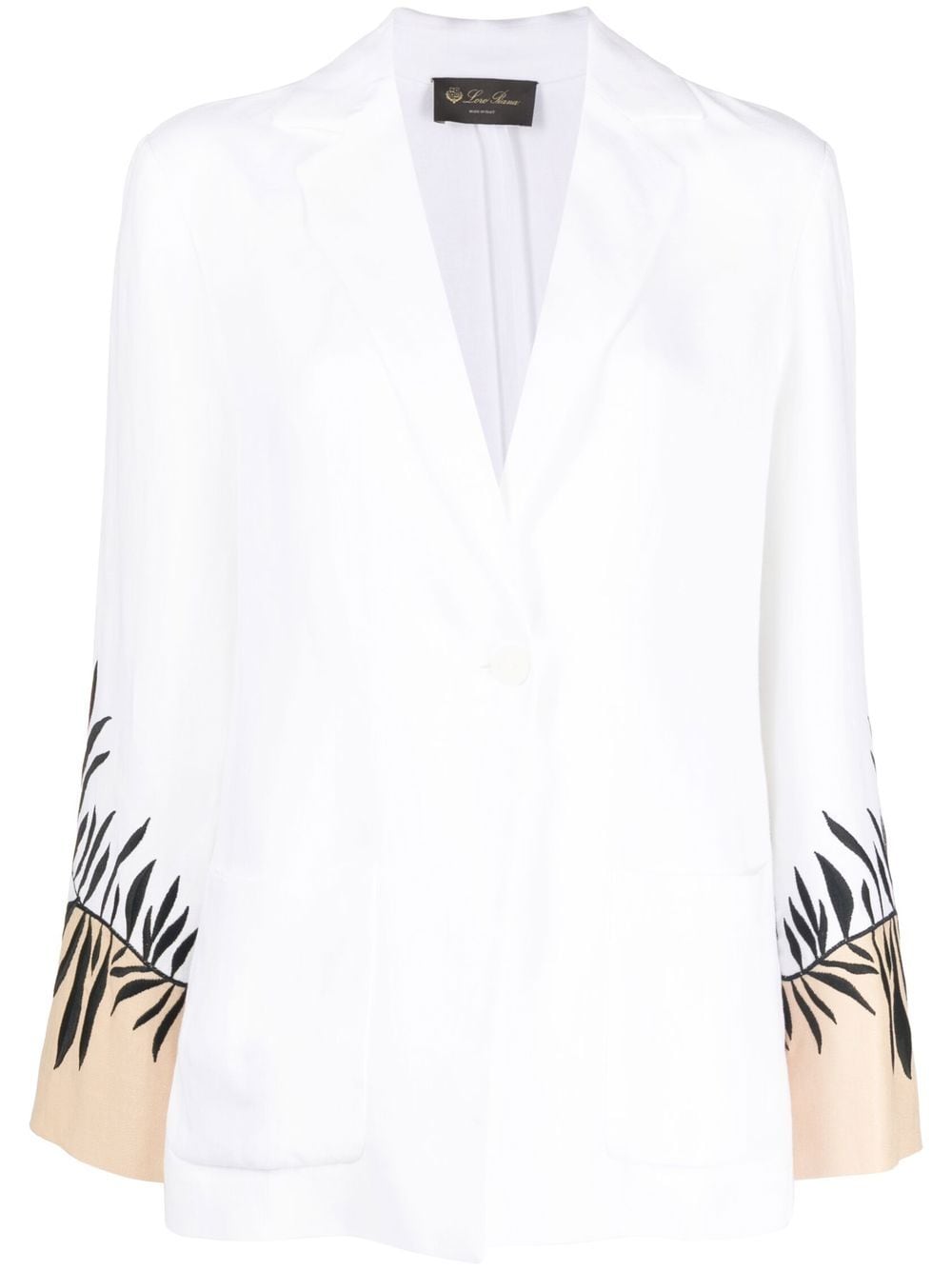 Image 1 of Loro Piana silk-linen botanical jacket