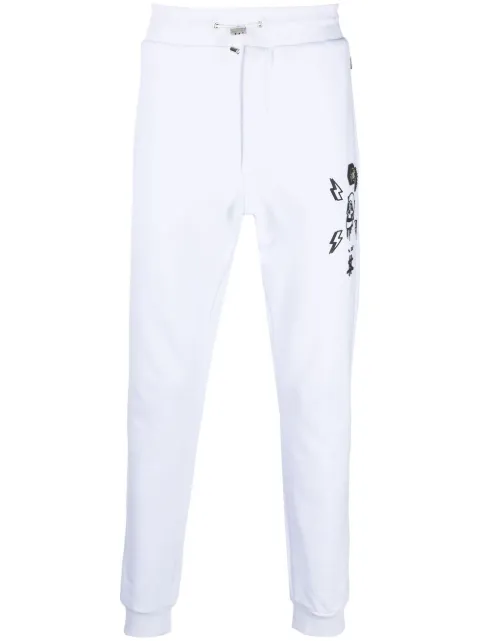 Philipp Plein Hexagon tapered track pants Men