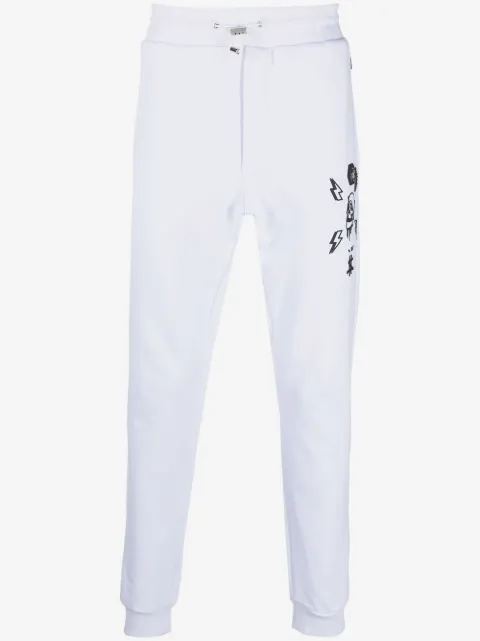 Philipp Plein Hexagon tapered track pants