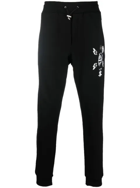 Philipp Plein Hexagon tapered track pants Men