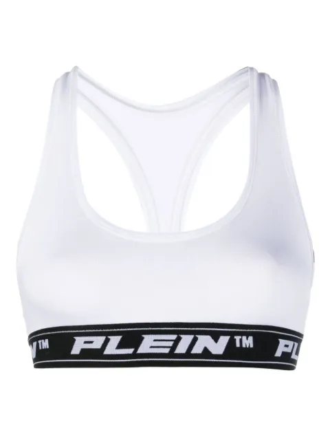 Philipp Plein logo-underband sports bralette