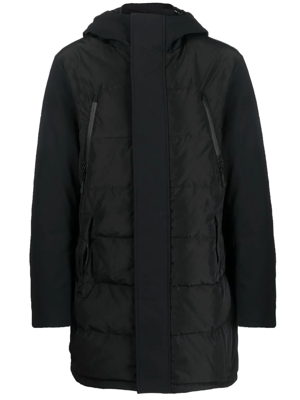 

PMD Zenith hooded feather-down coat - Black