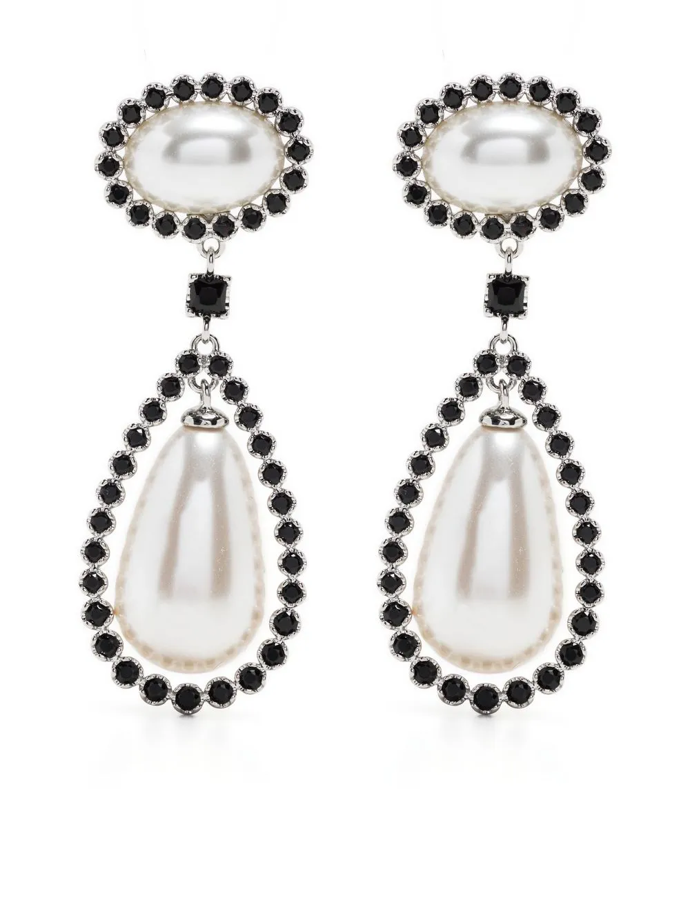 

Shrimps aretes Holly con perla - Blanco