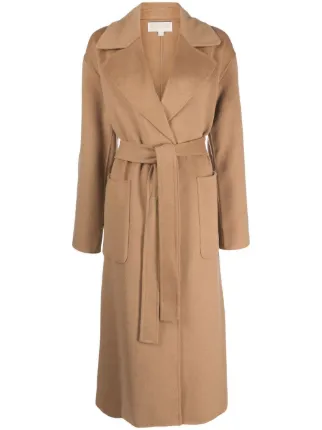 Michael Michael Kors Belted wool blend Coat Farfetch