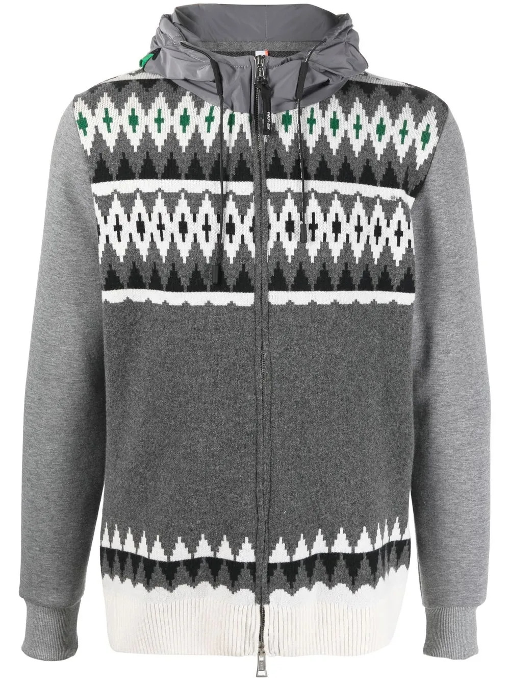 PMD hoodie con cierre - Gris