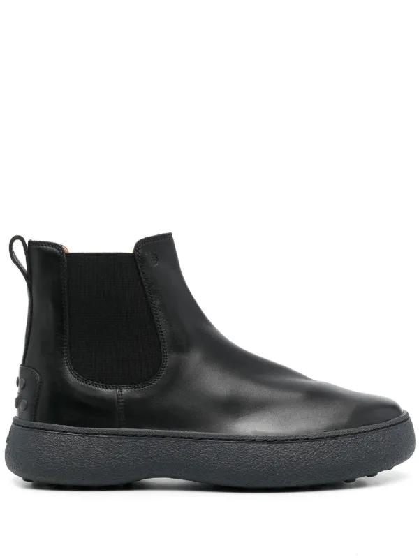 Tod's leather discount chelsea boots