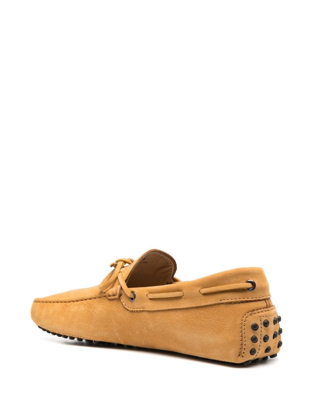 Shop Tod's Gommino Bow-detail Loafers In Yellow