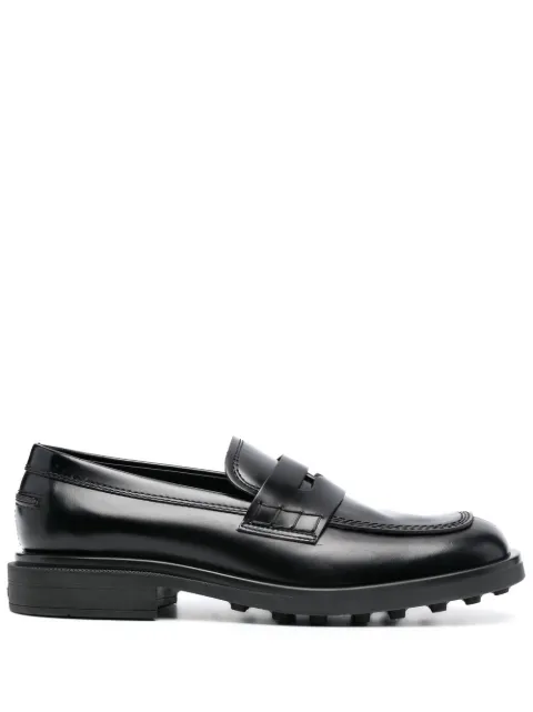 Tod's mocassins en cuir à bout carré