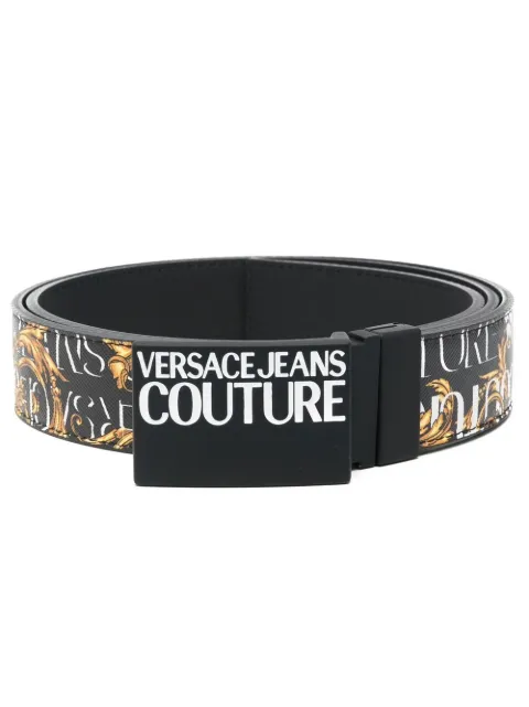 Versace Jeans Couture Barocco logo-print belt