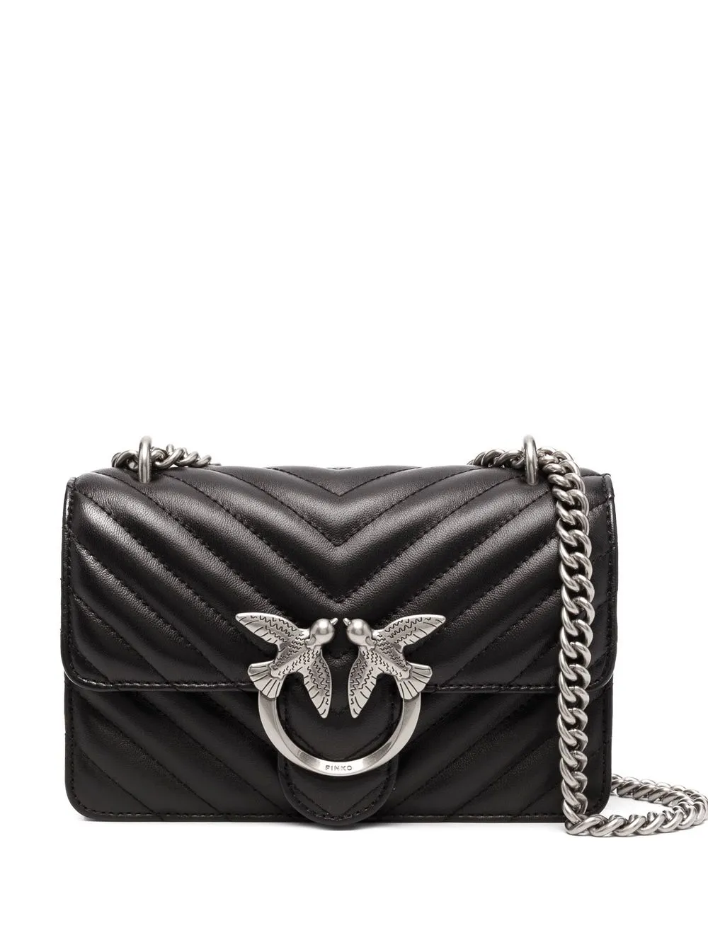 

PINKO bolsa crossbody Love mini - Negro