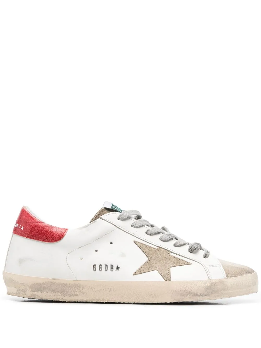 

Golden Goose tenis con parche de estrella - Blanco