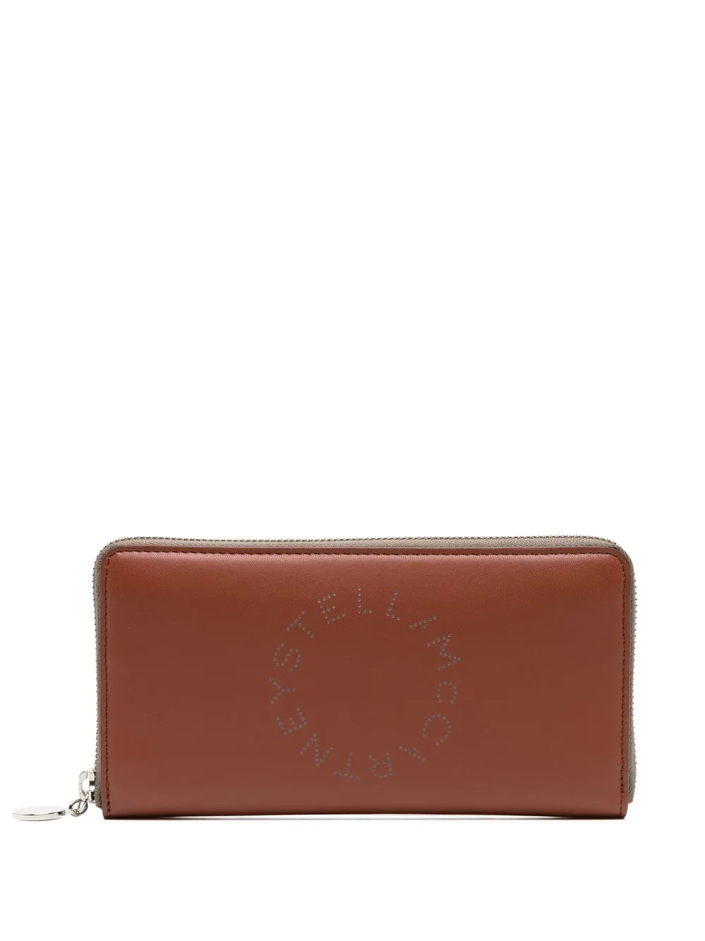 

Stella McCartney cartera con logo perforado - Marrón