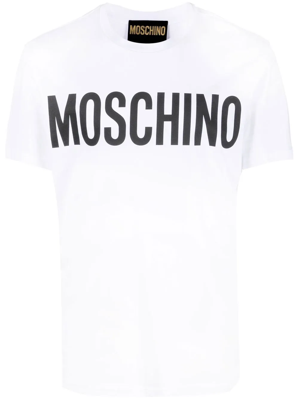 

Moschino logo-print organic-cotton T-shirt - White