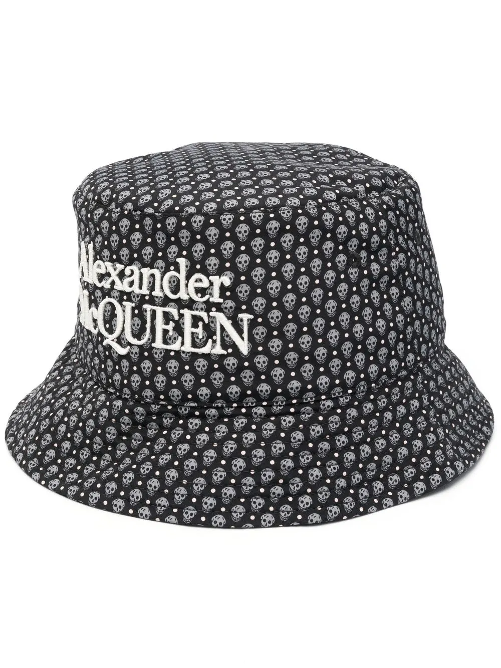 

Alexander McQueen gorro de pescador con calavera estampada - Negro