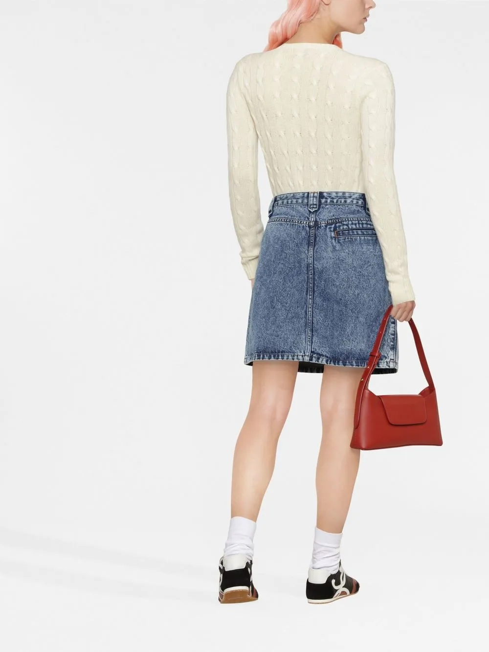  A.p.c. Manue Jeans Minirock   Blau 