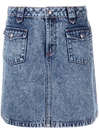 A.P.C. Manue Denim Mini Skirt - Farfetch