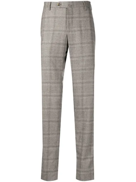 PT Torino check-print tailored trousers