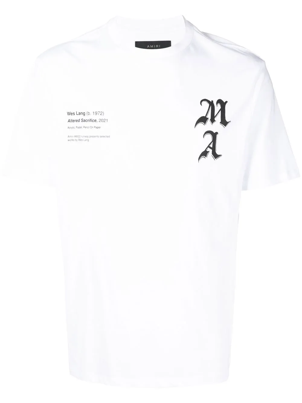 

AMIRI graphic-print short-sleeve T-shirt - White