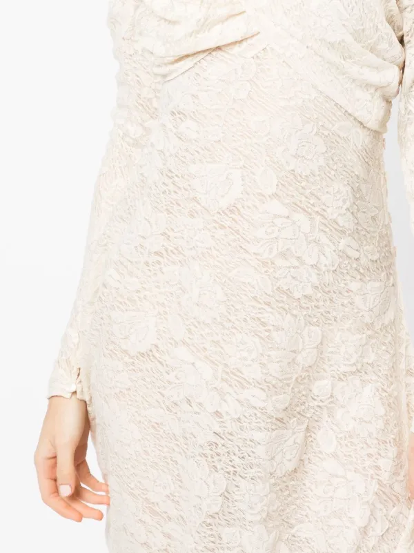 white cold shoulder lace dress Xoxo main image 0