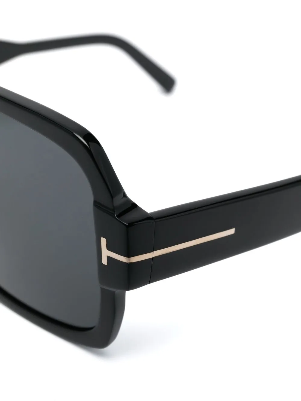 TOM FORD Eyewear Zonnebril met piloten montuur Zwart