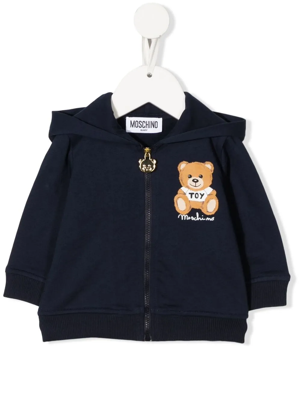 

Moschino Kids hoodie con motivo Teddy Bear - Azul