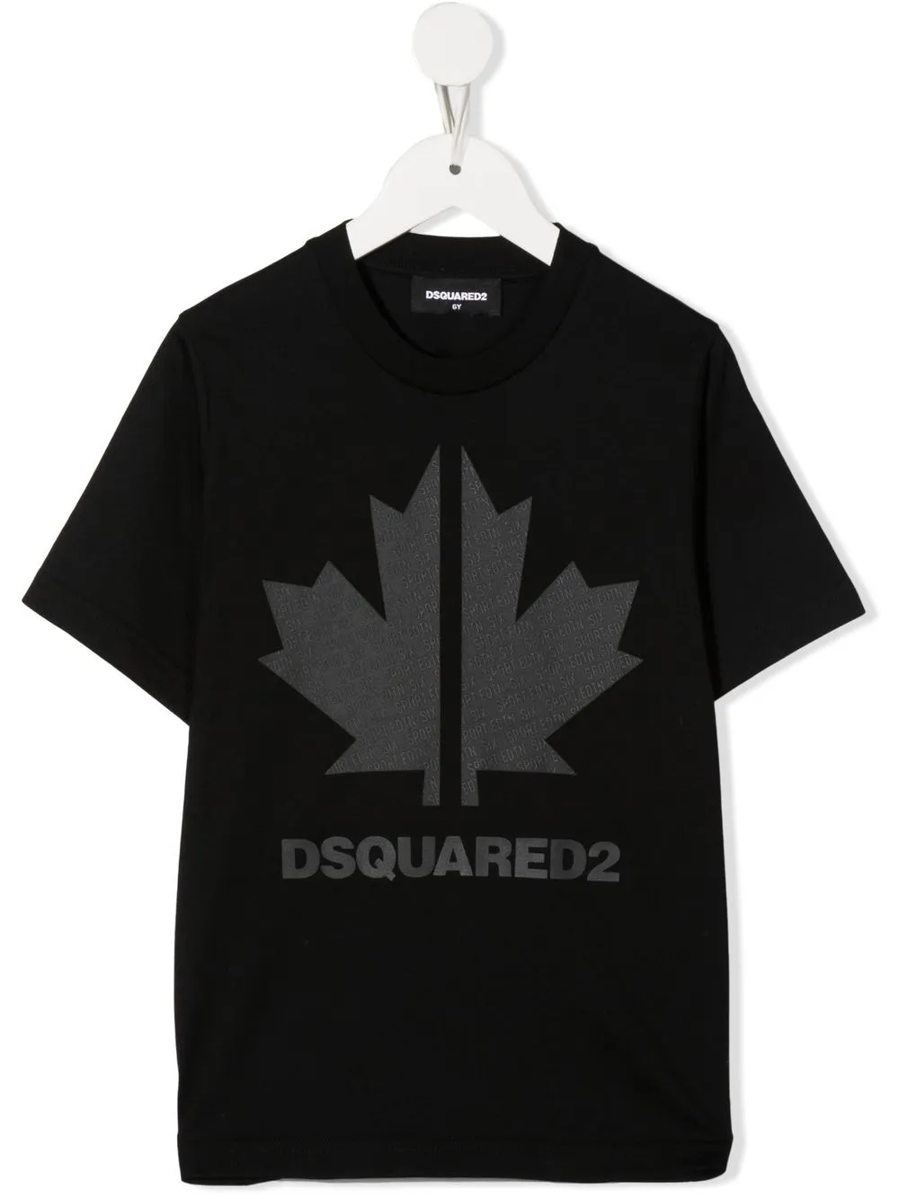 

Dsquared2 Kids playera con logo estampado - Negro