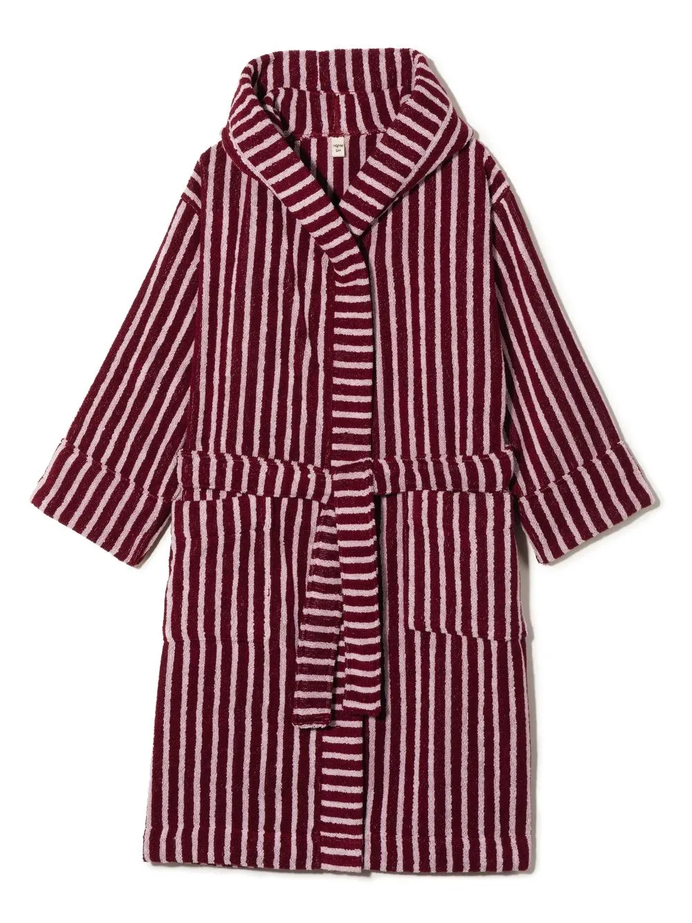 Tekla Striped Organic-cotton Bathrobe