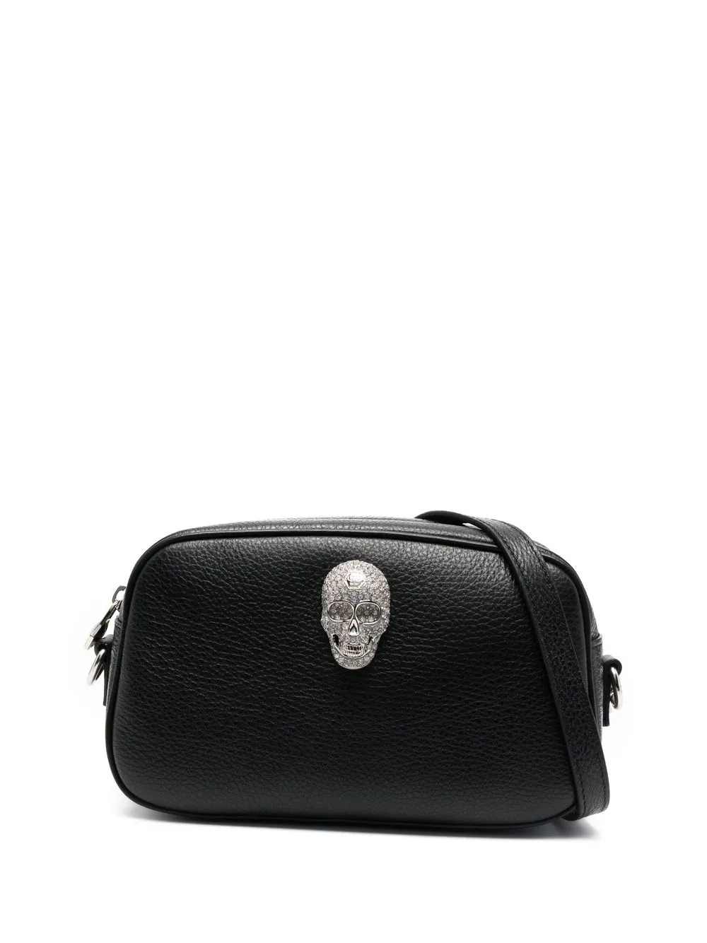 

Philipp Plein crystal skull-detail crossbody bag - Black