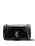 Philipp Plein crystal skull-detail shoulder bag - Black