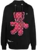 Philipp Plein Teddy Bear long-sleeve hoodie - Black