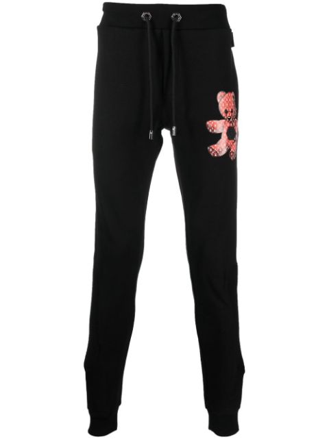 Philipp Plein teddy motif track pants Men