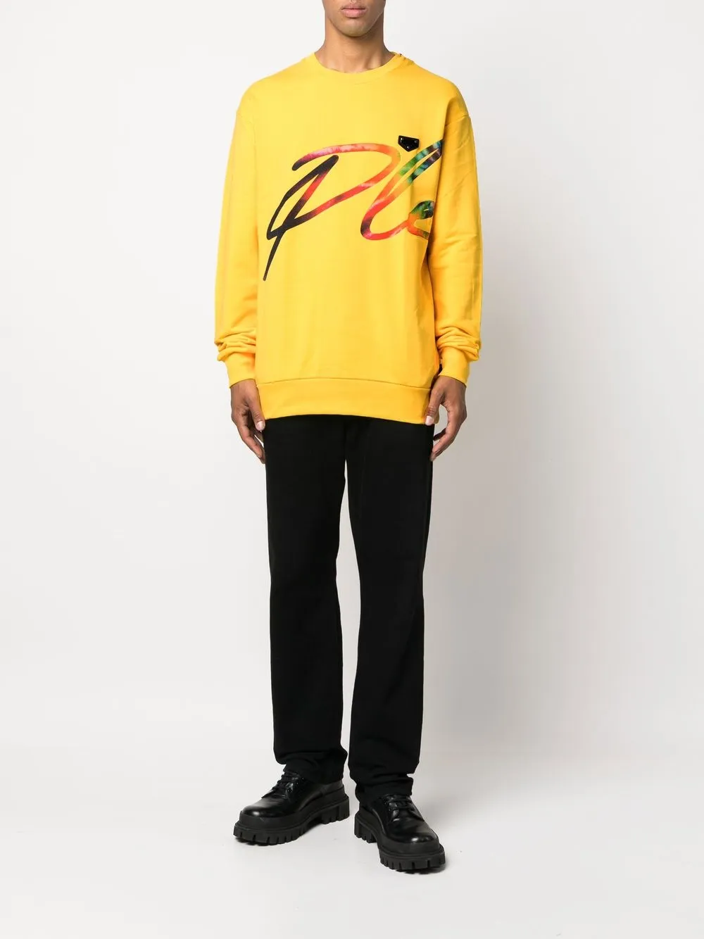Philipp Plein Moletom com estampa de logo Signature | Moletom | Image 2