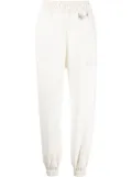 Philipp Plein elasticated track pants - White