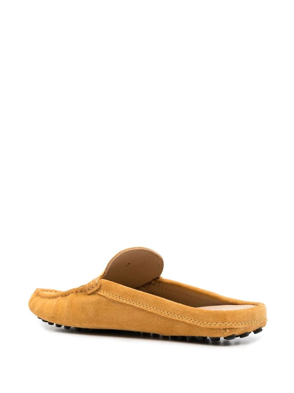 Tod's Gommino Slipper Aus Wildleder   Gelb 