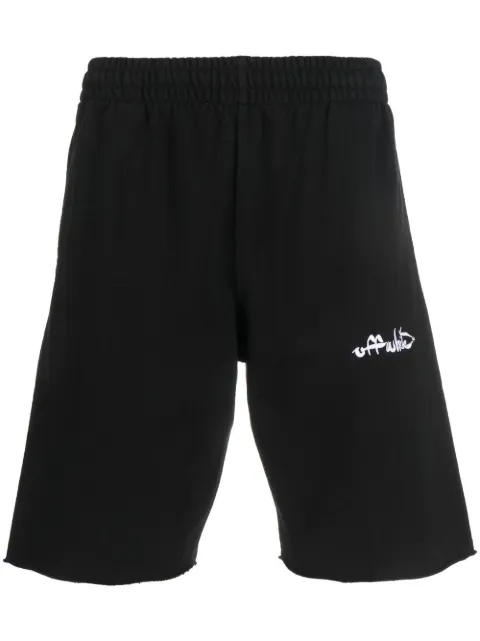 Off-White short de sport à logo imprimé