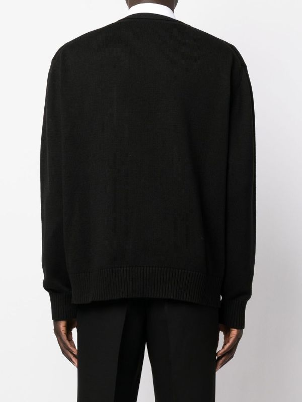 1017 ALYX 9SM treated-logo crew-neck Jumper - Farfetch