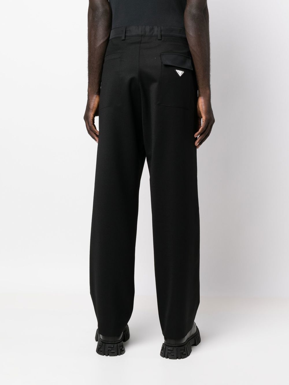 Cheap Marni straight-leg virgin-wool trousers Men